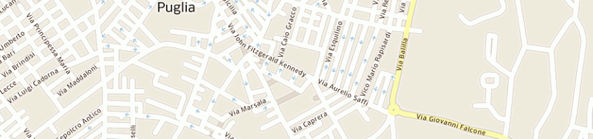 Mappa della impresa tibidabo boutique a CANOSA DI PUGLIA