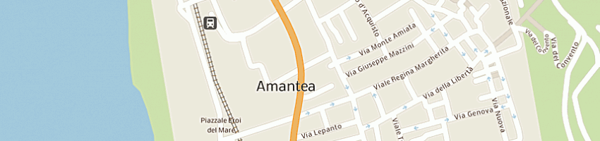 Mappa della impresa ganci vincenzo a AMANTEA