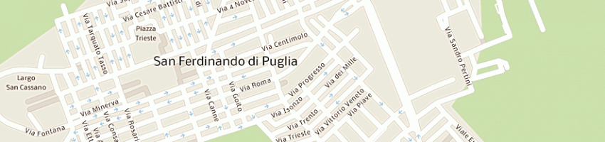 Mappa della impresa de pace carlo a SAN FERDINANDO DI PUGLIA