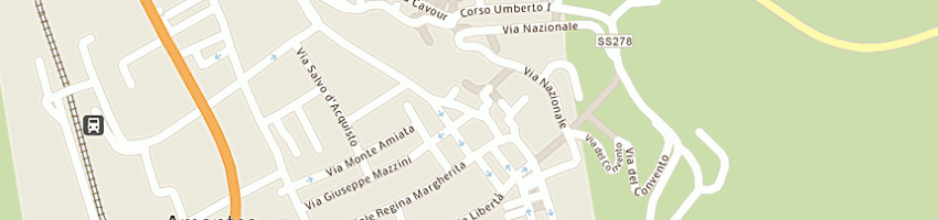 Mappa della impresa pizzeria la grande mela di aloe antonella a AMANTEA