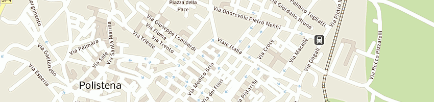Mappa della impresa albanese tullio  a POLISTENA