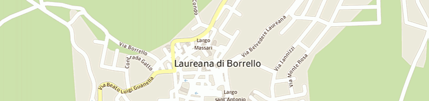 Mappa della impresa arceri luigi a LAUREANA DI BORRELLO