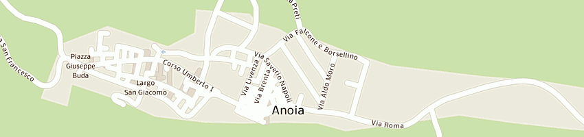 Mappa della impresa comune di anoia  a ANOIA