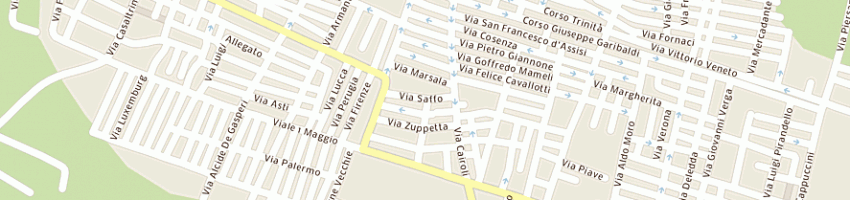 Mappa della impresa autotrasporti sarcina nicola a TRINITAPOLI