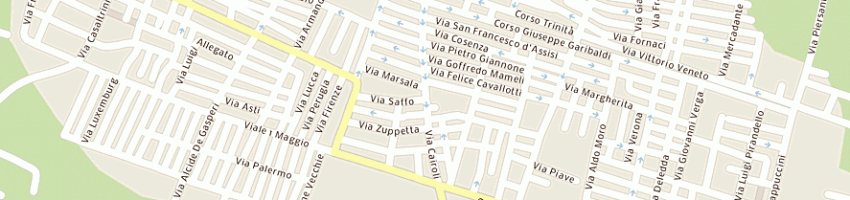 Mappa della impresa scuola elementare a TRINITAPOLI