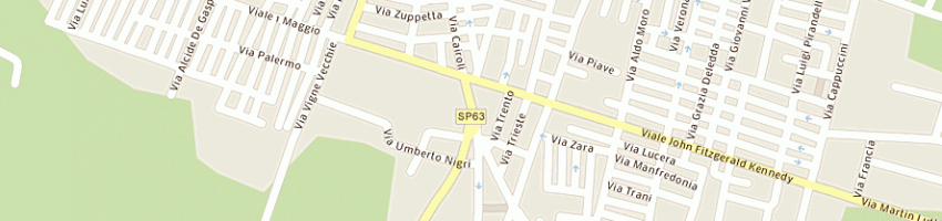 Mappa della impresa fanizza francesco e carulli grazia maria snc a TRINITAPOLI