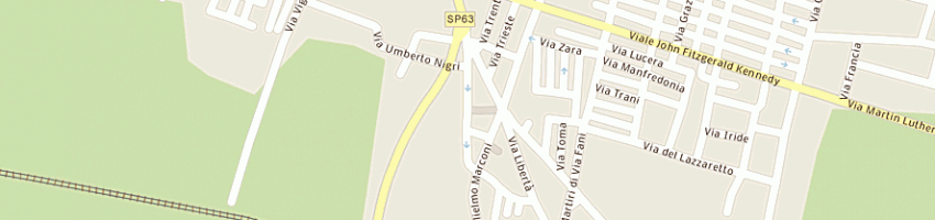 Mappa della impresa distaso srl a TRINITAPOLI