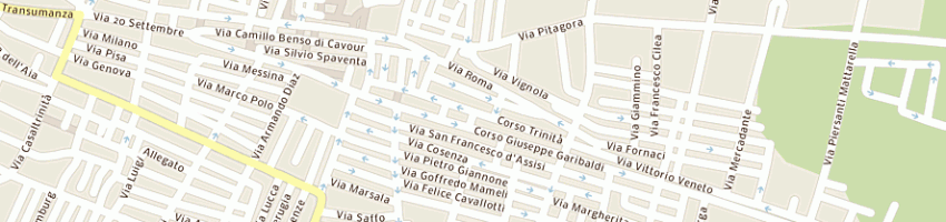 Mappa della impresa banca banca popolare di milano a TRINITAPOLI