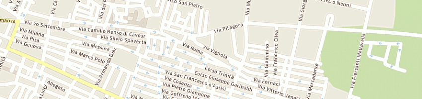 Mappa della impresa montanaro tommaso a TRINITAPOLI