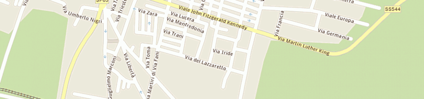Mappa della impresa moviter snc di salvatore pezzolla a TRINITAPOLI