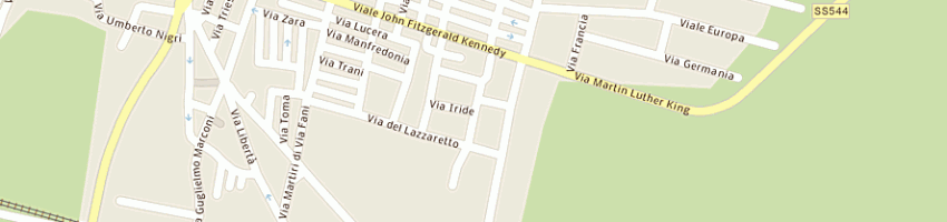 Mappa della impresa tina luciano a TRINITAPOLI