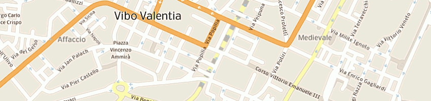 Mappa della impresa mrc sas di calafati antonino e c  a VIBO VALENTIA