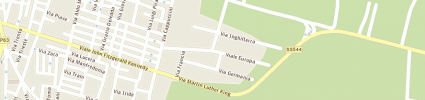 Mappa della impresa di candia luigi a TRINITAPOLI