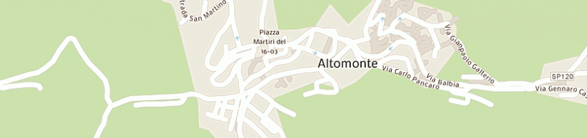Mappa della impresa grispino lina  a ALTOMONTE