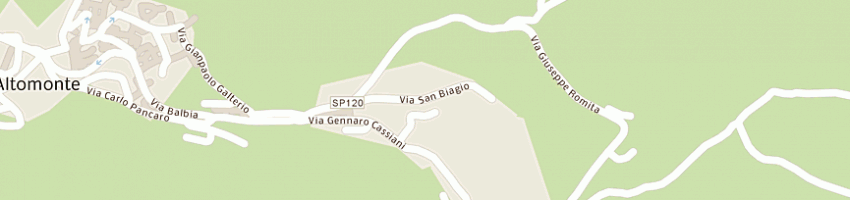 Mappa della impresa tosto achille a ALTOMONTE