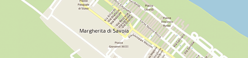 Mappa della impresa trattoria al terrazzo da peppino a MARGHERITA DI SAVOIA