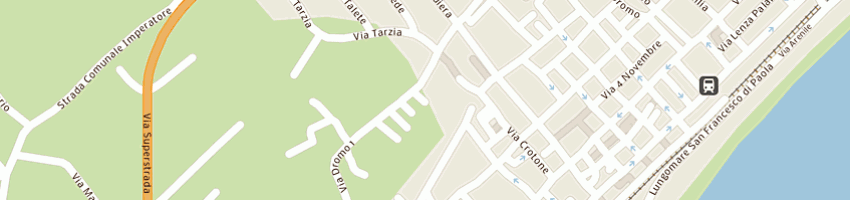 Mappa della impresa dattilo bruno a BOVALINO