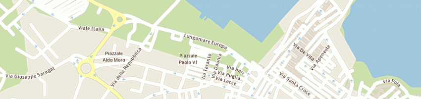 Mappa della impresa g e d i sud sas di caruso annunziato e c a VIESTE