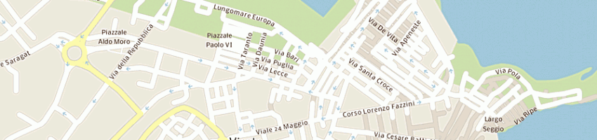 Mappa della impresa esposto luciano a VIESTE