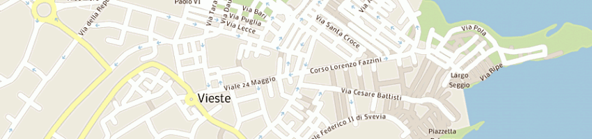 Mappa della impresa fusco saverio a VIESTE
