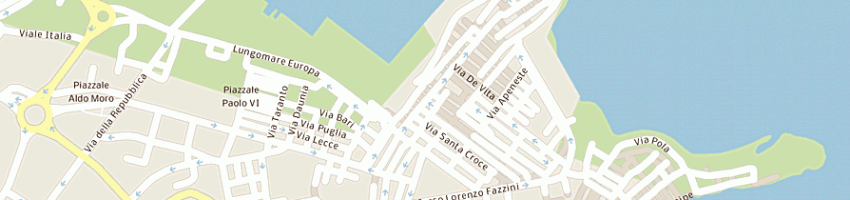 Mappa della impresa ristorante la lanterna a VIESTE