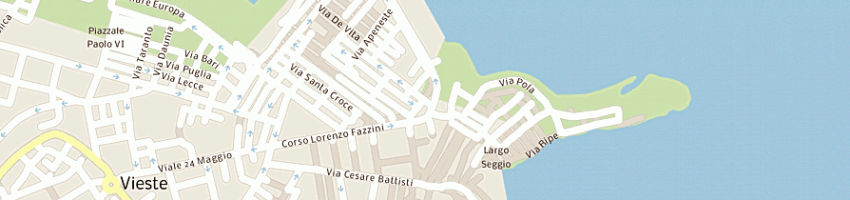 Mappa della impresa arkingegnocom studio tecnico associato a VIESTE