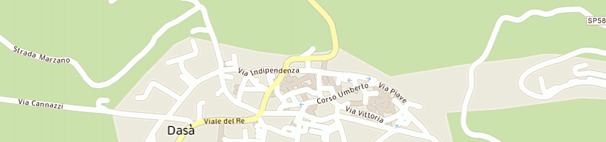 Mappa della impresa romano' nicola  a DASA 