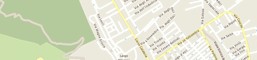 Mappa della impresa scoditti a e d - sad snc  a CASTROVILLARI