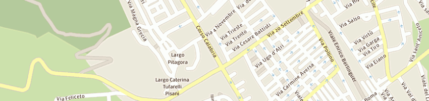 Mappa della impresa banca intesa spa  a CASTROVILLARI