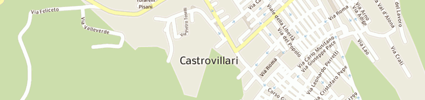 Mappa della impresa studio radiologico panebianco di francesca panebianco sas  a CASTROVILLARI