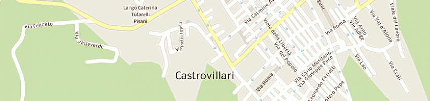 Mappa della impresa sganga parrucchiere beauts hair center  a CASTROVILLARI