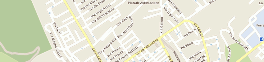 Mappa della impresa la vista vito  a CASTROVILLARI
