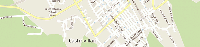 Mappa della impresa istituto di bellezza  a CASTROVILLARI
