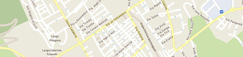 Mappa della impresa le rose giuseppe a CASTROVILLARI