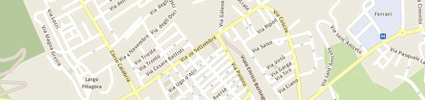 Mappa della impresa cedolia francesco a COSENZA