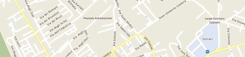 Mappa della impresa cosenza leonardo a CASTROVILLARI