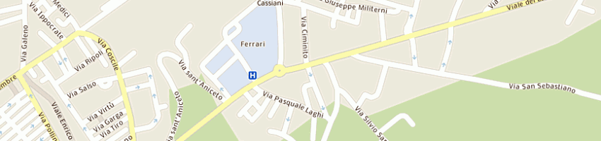 Mappa della impresa de tommaso cosimo damiano a CASTROVILLARI