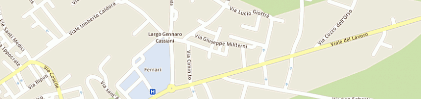Mappa della impresa tagete sas  a CASTROVILLARI