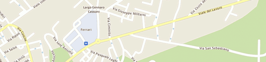 Mappa della impresa fim sas di stabile e c  a CASTROVILLARI