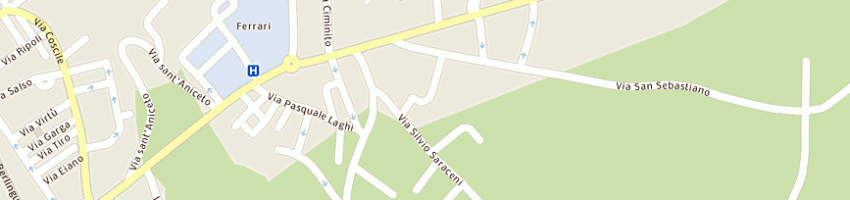 Mappa della impresa villa augusta di pratesi silvio marco e c sas a CASTROVILLARI