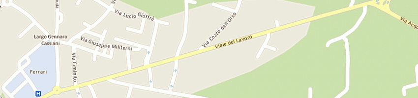Mappa della impresa di dieco giuseppe a CASTROVILLARI