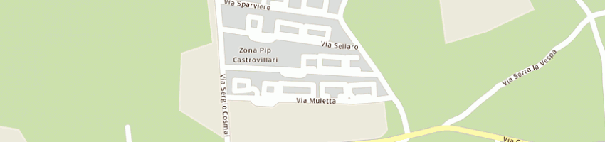 Mappa della impresa giemme srl a CASTROVILLARI