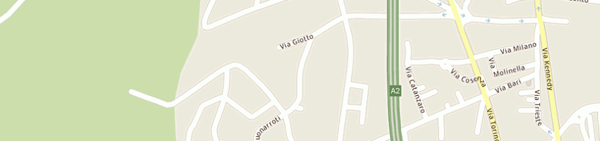 Mappa della impresa nuova santelli edizioni sas di eugenio santelli e c a RENDE