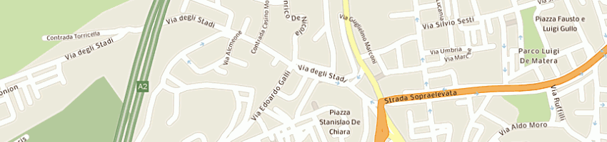Mappa della impresa terzi francesco a COSENZA