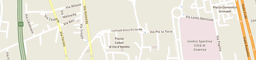 Mappa della impresa chironi giuseppe maurizio su agente saie a COSENZA