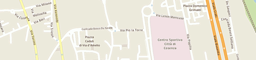 Mappa della impresa salvo giuseppe a COSENZA