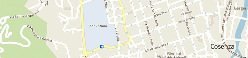 Mappa della impresa bozzo pietro a COSENZA