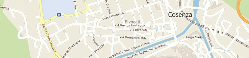 Mappa della impresa forniture commerciali di cilio ida a COSENZA