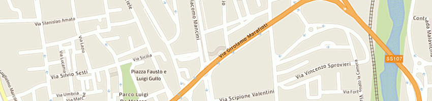 Mappa della impresa studio becagli sas a PRATO