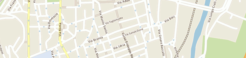 Mappa della impresa sintesi di alfano michele e c snc a COSENZA